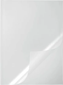 Durable Klemmschienenhülle genarbt, A4, transparent, 50er-Pack