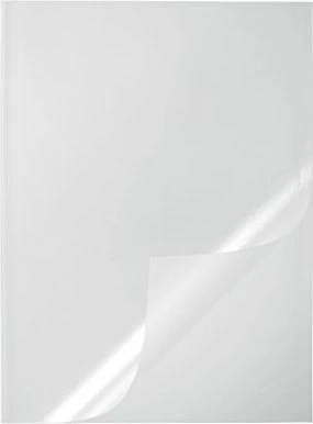 Durable Klemmschienenhülle genarbt, A4, transparent, 50er-Pack