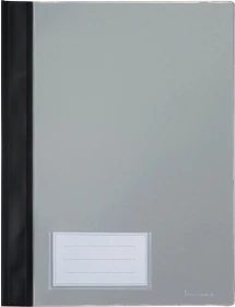 Bene Schnellhefter Kunststoff mit Einsteckfach, A4, schwarz, 10er-Pack