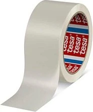 tesa tesapack 4120 Verpackungsklebeband weiß, Klebeband, 50mm/66m, 1 Stück