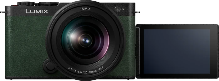 Panasonic Lumix DC-S9 grün mit Objektiv Lumix S 20-60mm 3.5-5.6