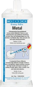 Weicon Easy-Mix Metal Epoxid-Klebstoff, 50ml