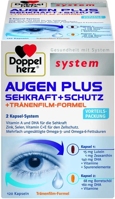 Doppelherz system Augen Plus, 120 Stück