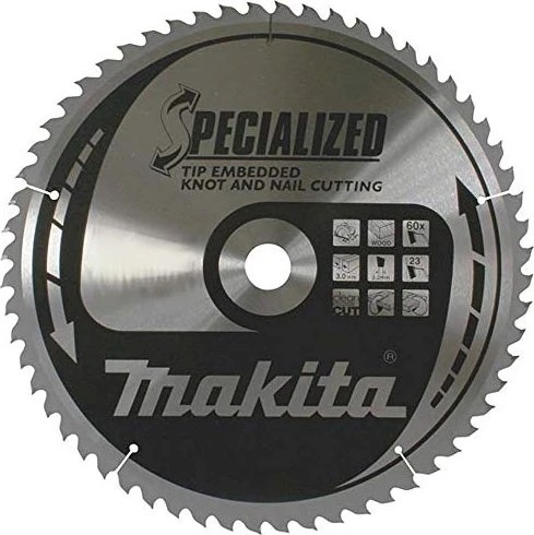 Makita Specialized Kreissägeblatt 60Z, 355x3x20mm, 1 Stück