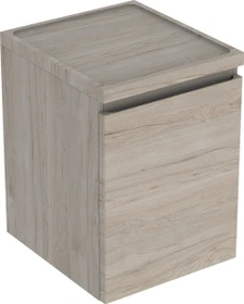 Geberit Renova Plan Seitenschrank 40x55x44.5cm, 1 Schublade, Nussbaum hickory hell