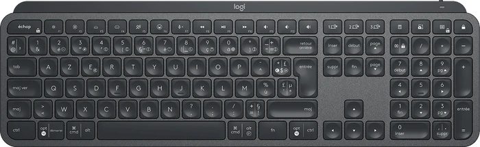 Logitech MX Keys for Business, Logi Bolt, schwarz, USB/Bluetooth, FR