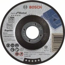Bosch Professional A60WBF Best for Metal Trennscheibe, 115x1x22.23mm, 1 Stück