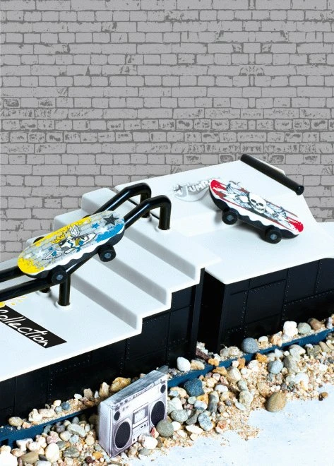 Brunnen Radierer Fun Collection Skateboard, Motiv/mehrfarbig
