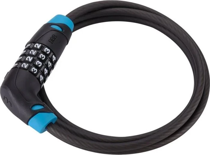 BBB Codesafe 6 Spiralkabelschloss, Zahlenkombination (BBL-35)