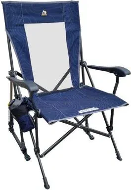 GCI Outdoor RoadTrip Rocker Campingsessel navy topo