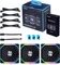 Lian Li Uni Fan SL120V2 RGB, schwarz, LED-Steuerung, 120mm, 3er-Pack Vorschaubild