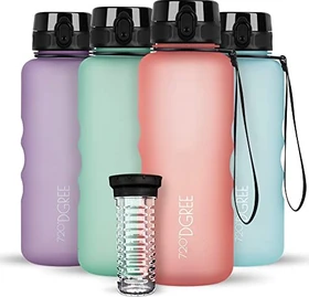 720°DGREE uberBottle softTouch Trinkflasche 1.5l flamingo pink