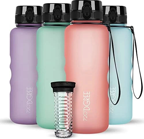 720°DGREE uberBottle softTouch Trinkflasche 1.5l flamingo pink