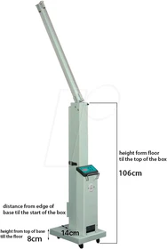 Good Connections UV-C Desinfektionsstation 60W mit 2 Röhren für 30m² Raumfläche