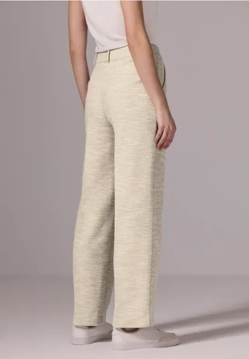 Street One Studio Straight Leg Hose sheer beige melange (Damen)
