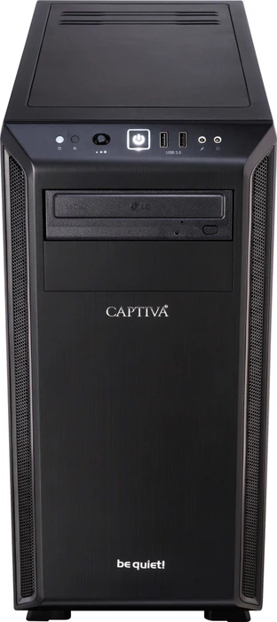 Captiva Gaming PC, Core i5-8600K, 16GB RAM, 120GB SSD, 1TB HDD, GeForce RTX 2080