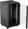 Lanberg 19" Rackschrank 22HE, freistehend, Flat Pack, Glastür, IP20, RAL 9004, 600mm tief Vorschaubild