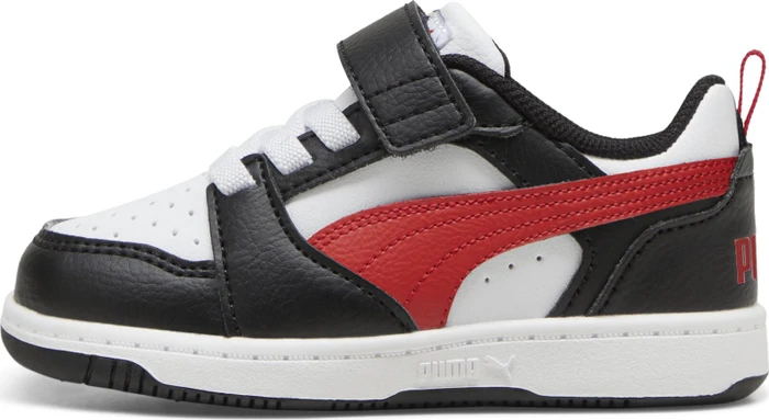 Puma Rebound V6 Lo puma white/for all time red/puma black (Junior)