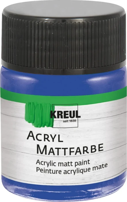 Kreul Acryl Mattfarbe, blau, 50ml