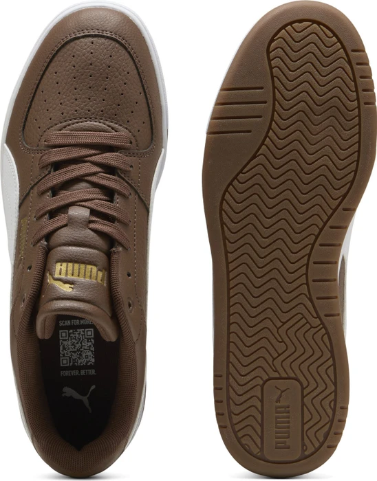 Puma Caven III chestnut brown/puma white/gold