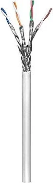 goobay Patchkabel, Cat6, S/FTP, RJ-45/RJ-45, 25m, rot