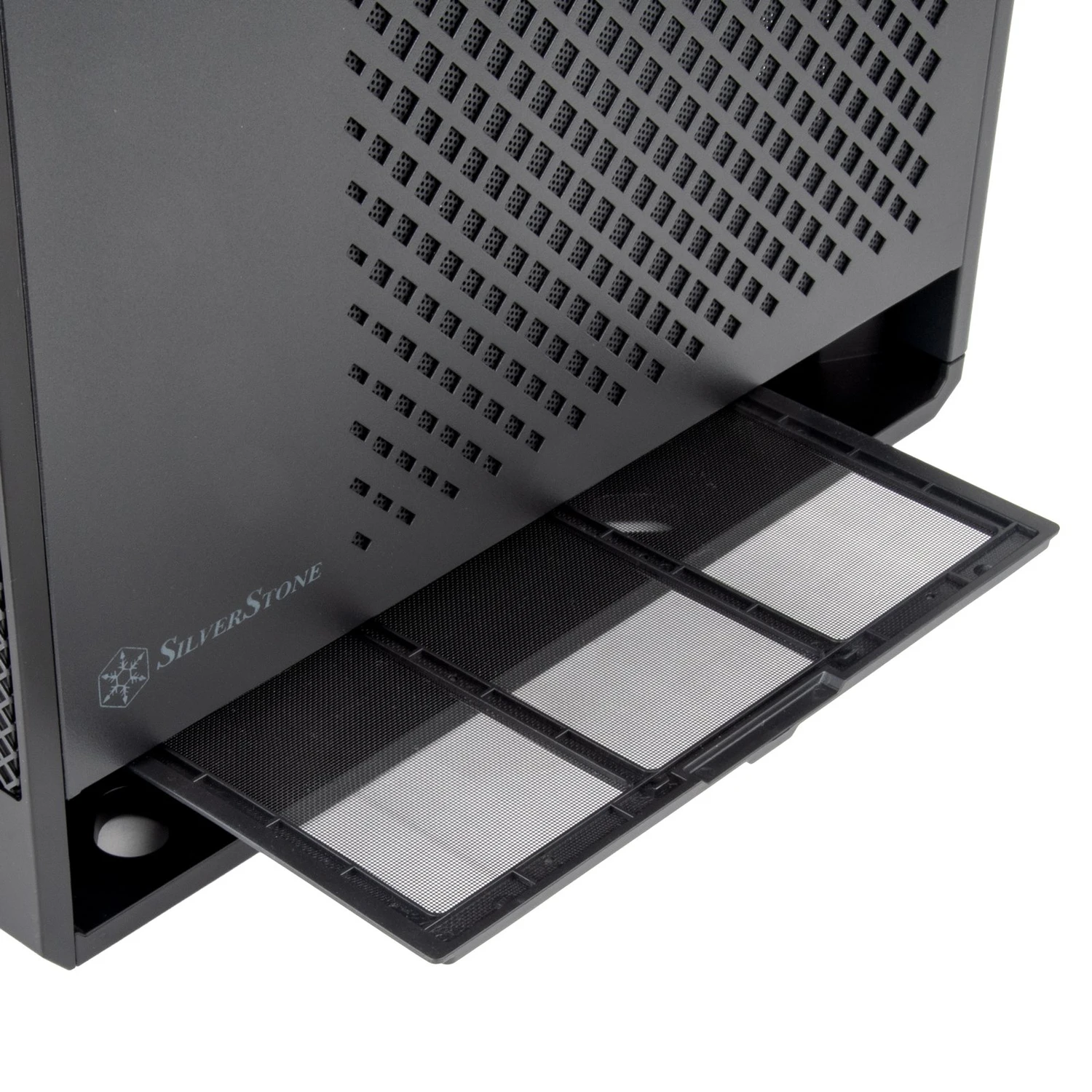 SilverStone ALTA G1M Micro-ATX Tower – Schwarz, Mit Kamineffekt, 180mm Lüfter, Platzsparend