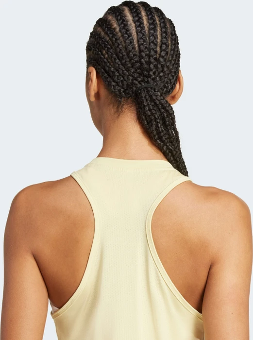 adidas Designed for Training Funktionsshirt ärmellos powder yellow (Damen)