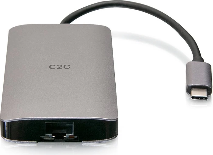 C2G USB-C 8-in-1 Mini Dock, Docking Station, 1x USB-C 3.0 [Stecker]