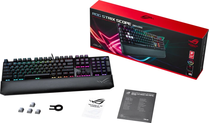 ASUS ROG Strix Scope Deluxe, MX SILENT RGB RED, USB, DE