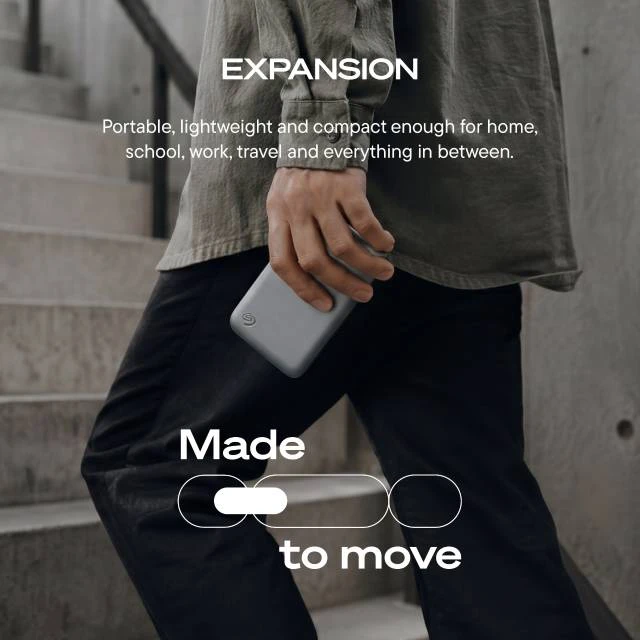 Seagate Expansion Portable (2026), 2TB, USB 3.0 Micro-B