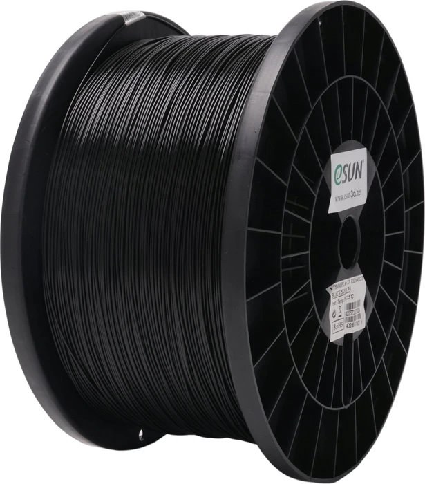 eSUN PLA+, schwarz, Spule, 1.75mm, 5.00kg