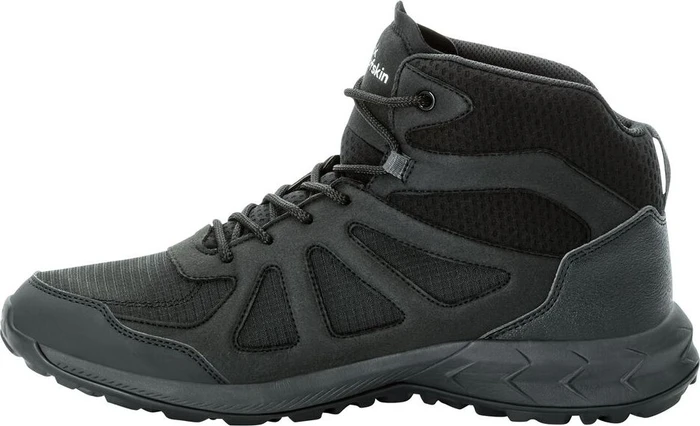 Jack Wolfskin Woodland 2 Texapore Mid schwarz (Herren)