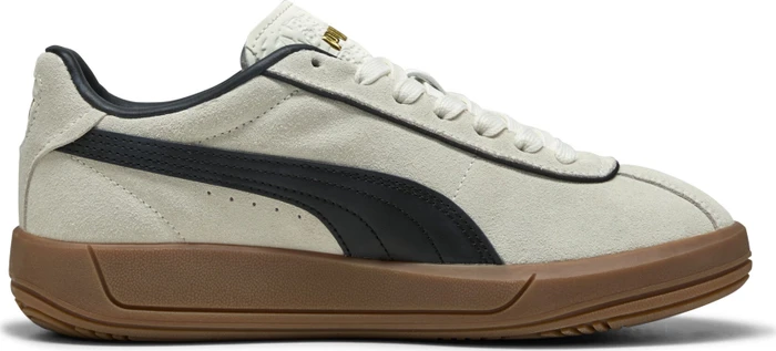 Puma Club Klassika Wildleder warm white/puma black/puma gold (Damen)