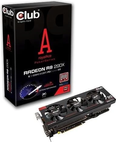 Club 3D Radeon R9 290X royalAce, 8GB GDDR5, 2x DVI, HDMI, DP