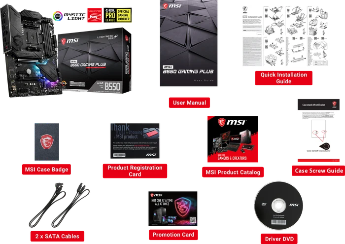 MSI MPG B550 Gaming Plus (AMD AM4)