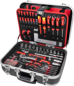 Holzmann WZK167PRO Handwerkzeugset inkl. Koffer, 167-tlg.