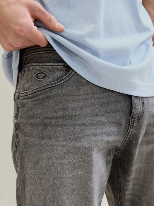 Tom Tailor Josh Jeansshorts Jeans used light stone grey denim (Herren)