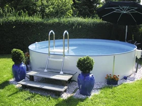 myPool Standard Stahlwandpool rund 400x150cm
