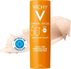 Vichy Capital Soleil Stick für empfindliche Hautpartien LSF50+, 9g