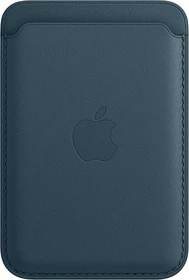 Apple iPhone Leder Wallet mit MagSafe baltischblau