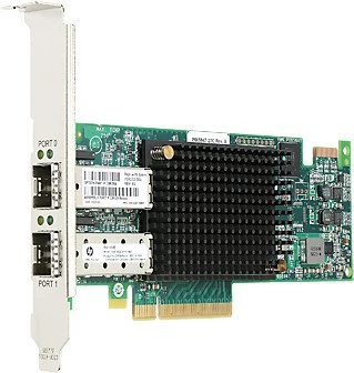 HP StoreFabric SN1100E, 2x SFP+/Fibre Channel, PCIe 3.0 x8