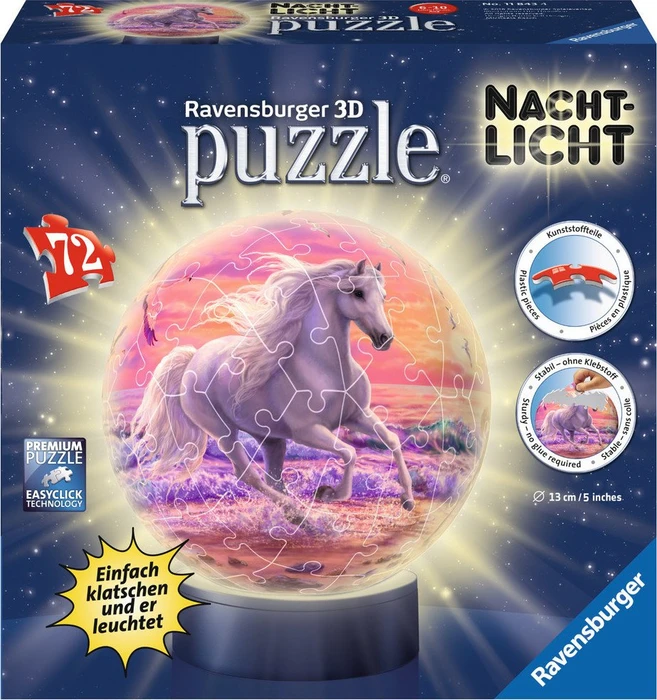 Ravensburger Puzzle Pferde am Strand Nachtlicht