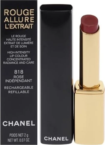 Chanel Rouge Allure L'Extrait Lippenstift nachfüllbar 818 rose indépendant, 2g