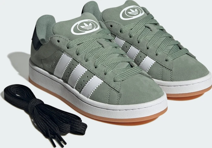adidas Campus 00s silver green/cloud white/gum (Junior)
