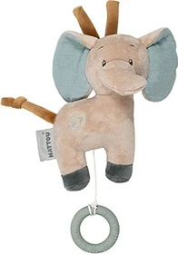 Nattou Axel & Luna Mini-Spieluhr Elefant 20cm