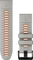 Garmin Ersatzarmband QuickFit 26 Silikon fog grey/ember orange Vorschaubild