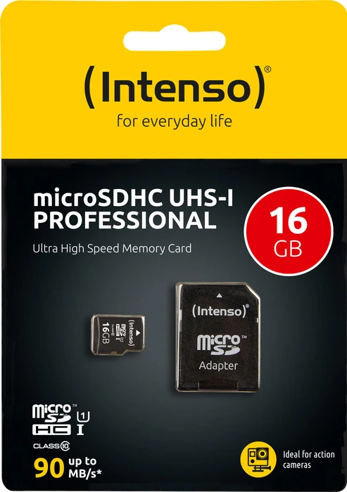 Intenso Professional R90 16GB Kit, UHS-I U1, Class 10