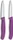 Victorinox Swiss Classic Gemüsemesser 8cm violett, 2 Stück (6.7695.2C1)