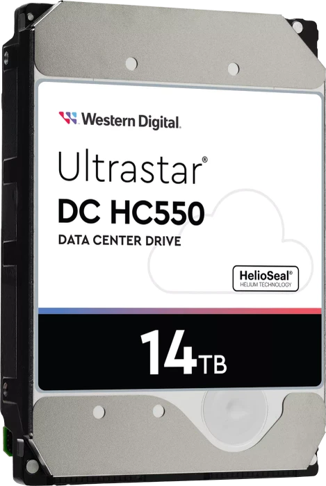 Western Digital Ultrastar DC HC550 14TB, TCG FIPS, 24/7, 512e / 3.5" / SAS 12Gb/s