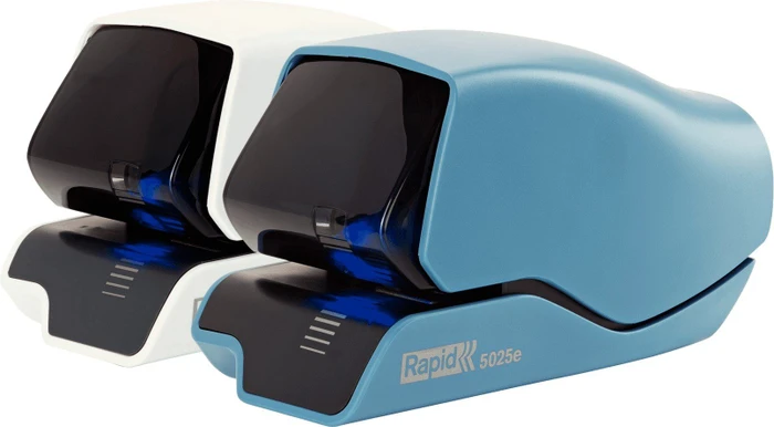 Rapid Supreme 5025E Elektroheftgerät, schwarz/blau